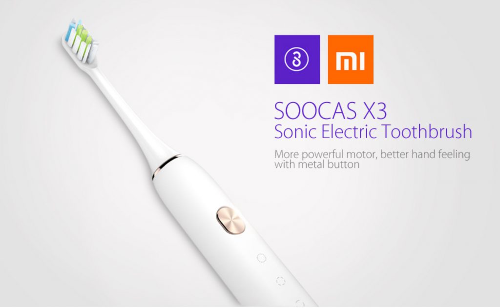Xiaomi Soocas X3 elektrikcky sonicky kartacek nahradni hlavy hlavice kartacky vymenny 1